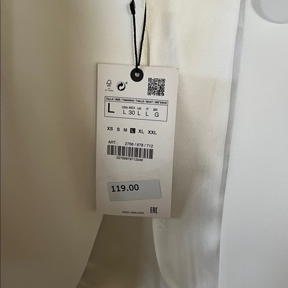 Zara white Blazer - Picture 2 of 5